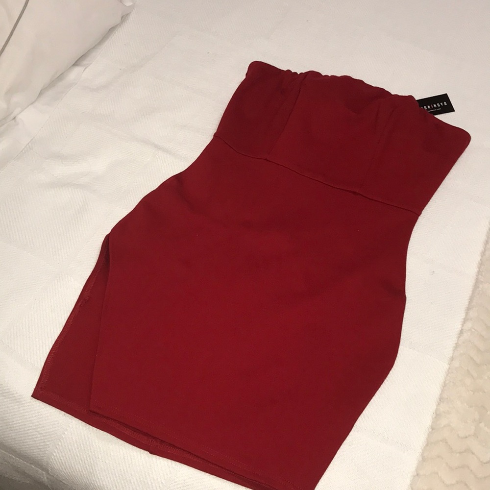 red dress